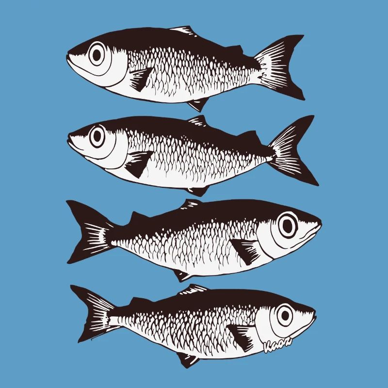 Stylised Fish Pattern 