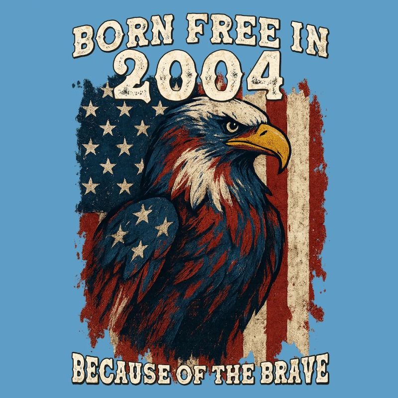 Né libre en 2004 - 21 ans de liberté parce que