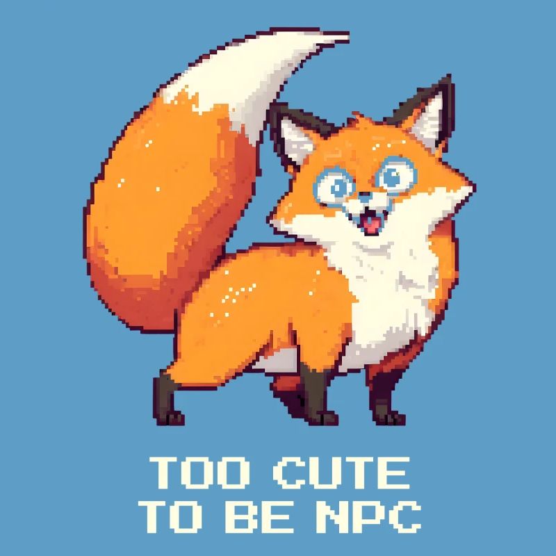 Derpy Fox with Main Character Energy