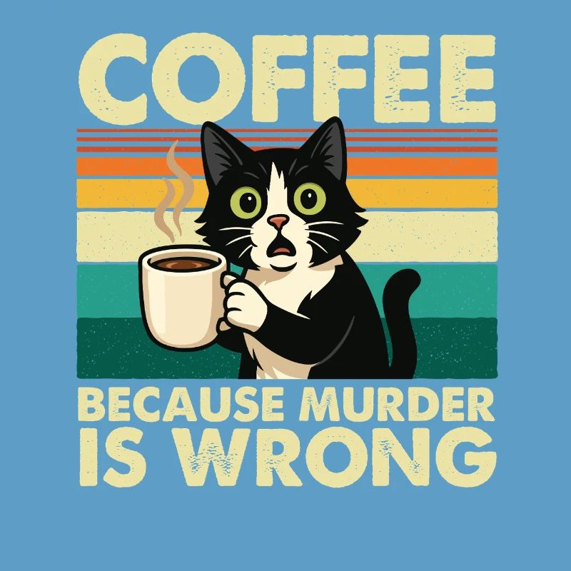 Café : parce que le meurtre est mal, sarcastique