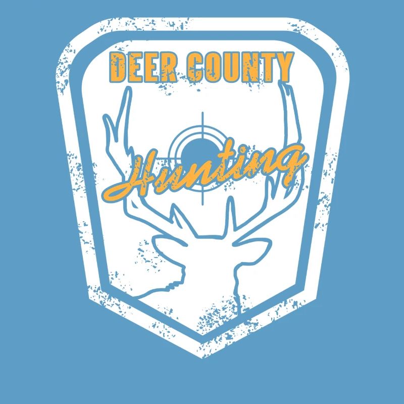 Deer County chasse rustique crâne cible Style