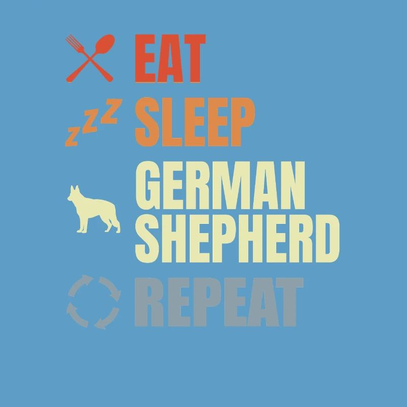 Schäferhund Routine