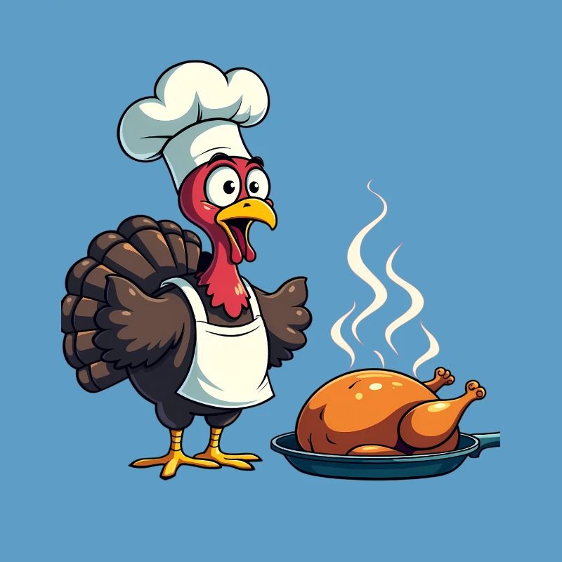 Cuisinier de dinde de Thanksgiving