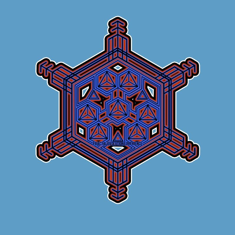 Fraktal Evolution Experience Stern Hexagon Muster