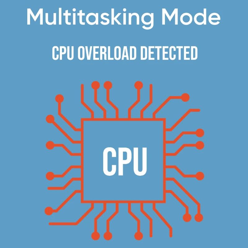 Multitasking Mode – CPU Overload Detected