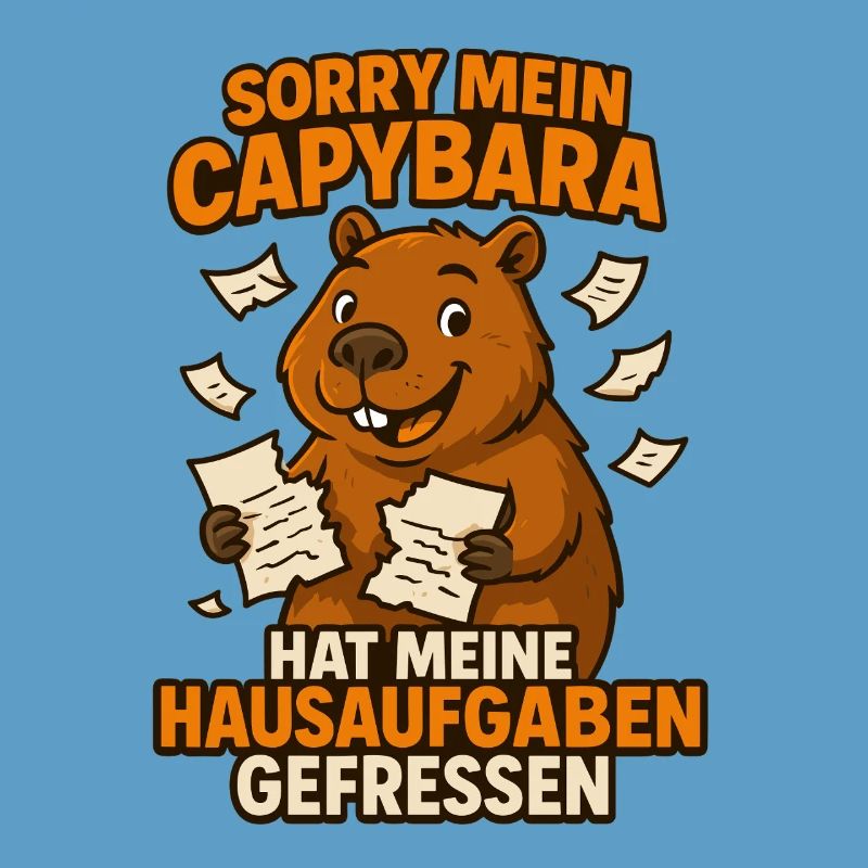 Mon capybara a mangé mes devoirs