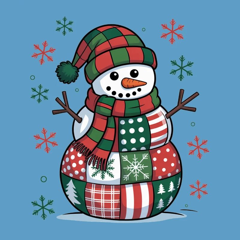 Snowman Patchwork