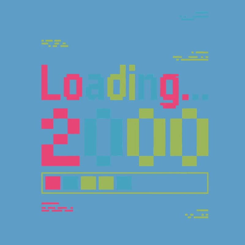 Loading 2000 Pixel Ladebildschirm