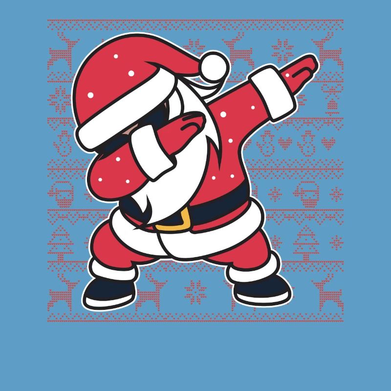 Weihnachts-Hässlicher Pullover Dab Santa's Weihnachtsgeschenk