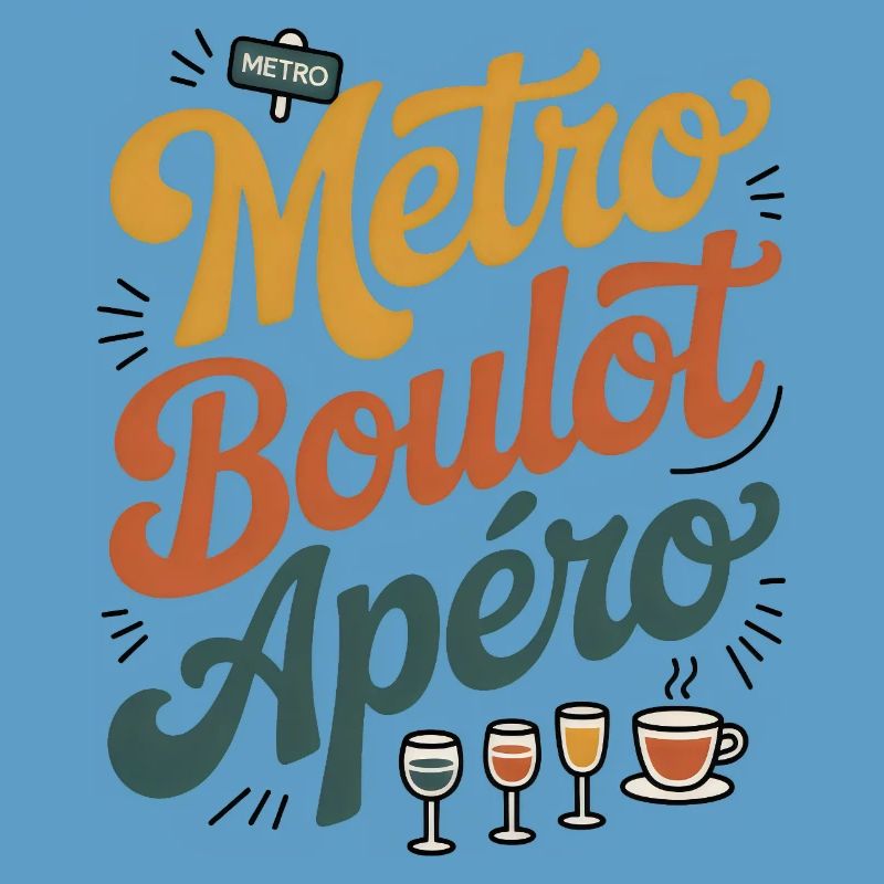 Metro Work Aperitif Humor Routine Work Evening