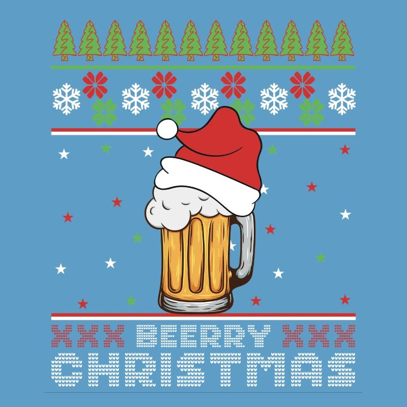 Frohe Weihnachtsbier, hässlicher Pullover – Geschenk