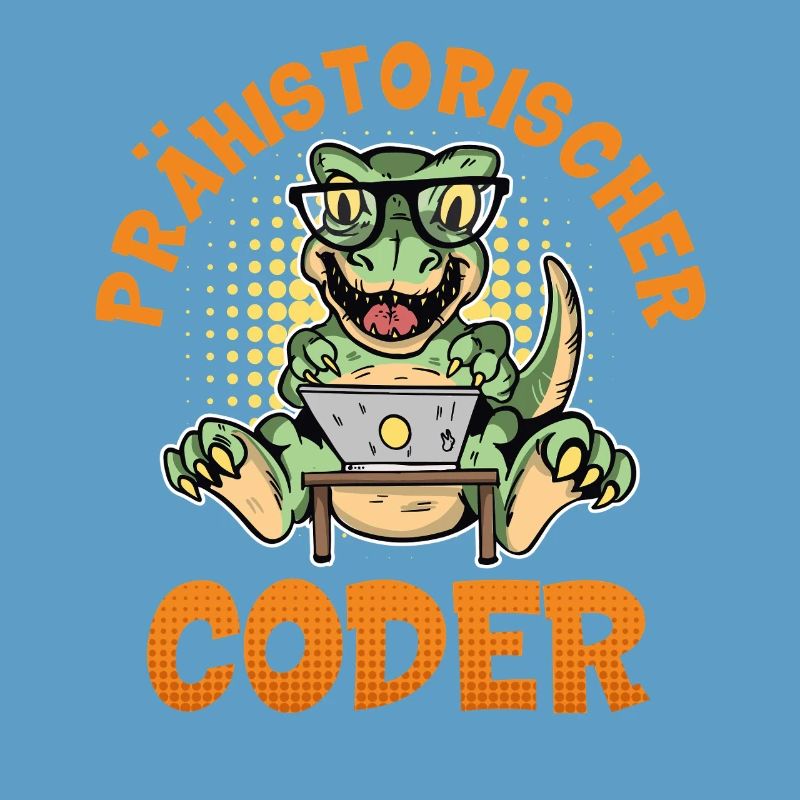 Coding PRÄHISTORISCHER CODER Lustiges