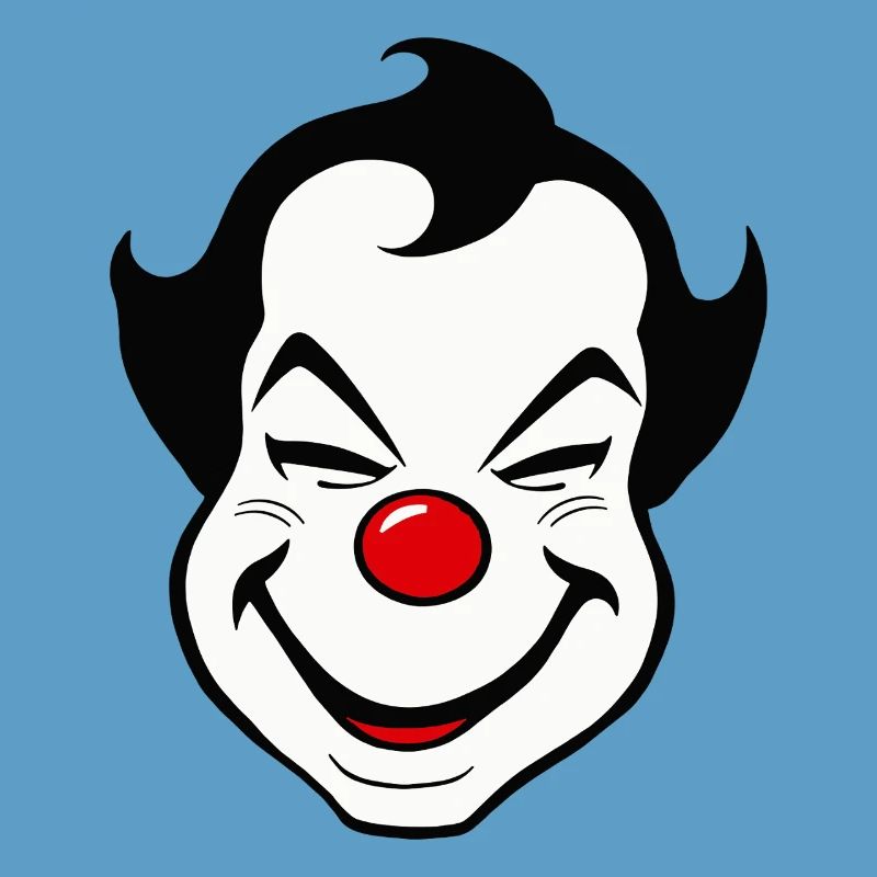 Carnaval du visage de clown joyeux Carnaval Carnaval
