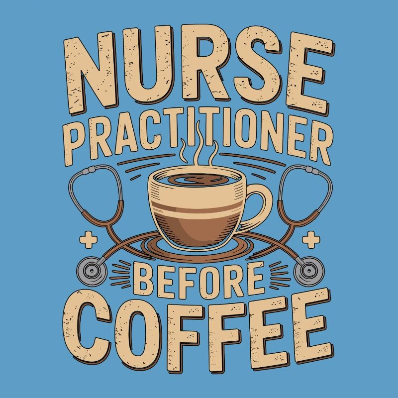 Nurse Practitioner Before Nursing Coffee Lover