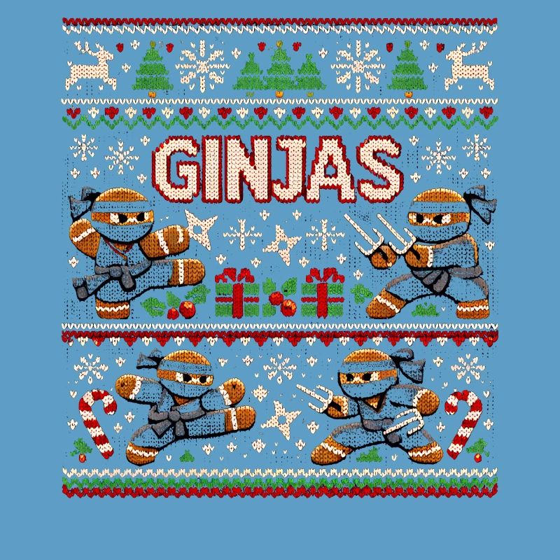 Ginjas Lebkuchen-Weihnachtspullover