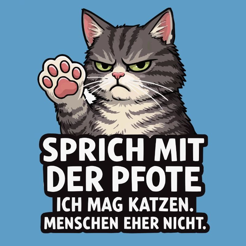 Sprich mit der Pfote – Grumpy Katze