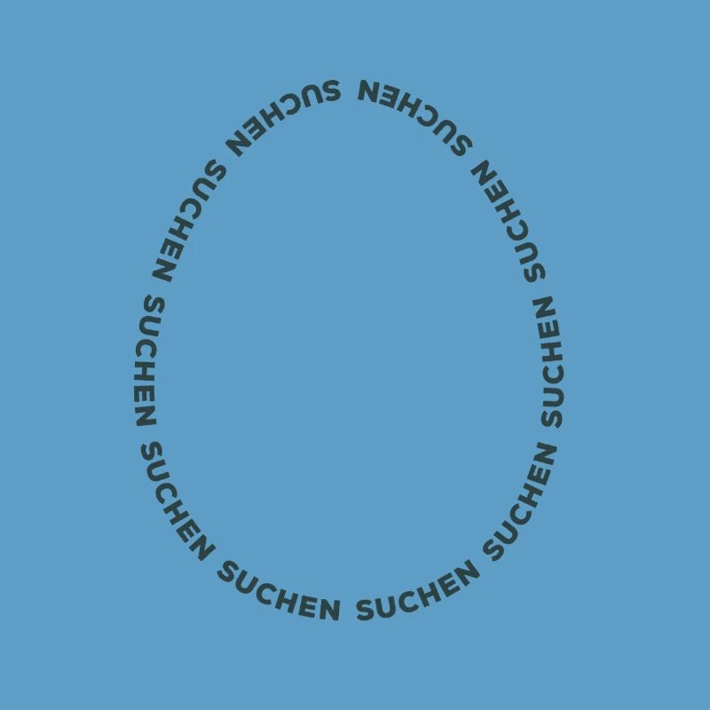 Happy Easter - Easter Egg Search - Typography