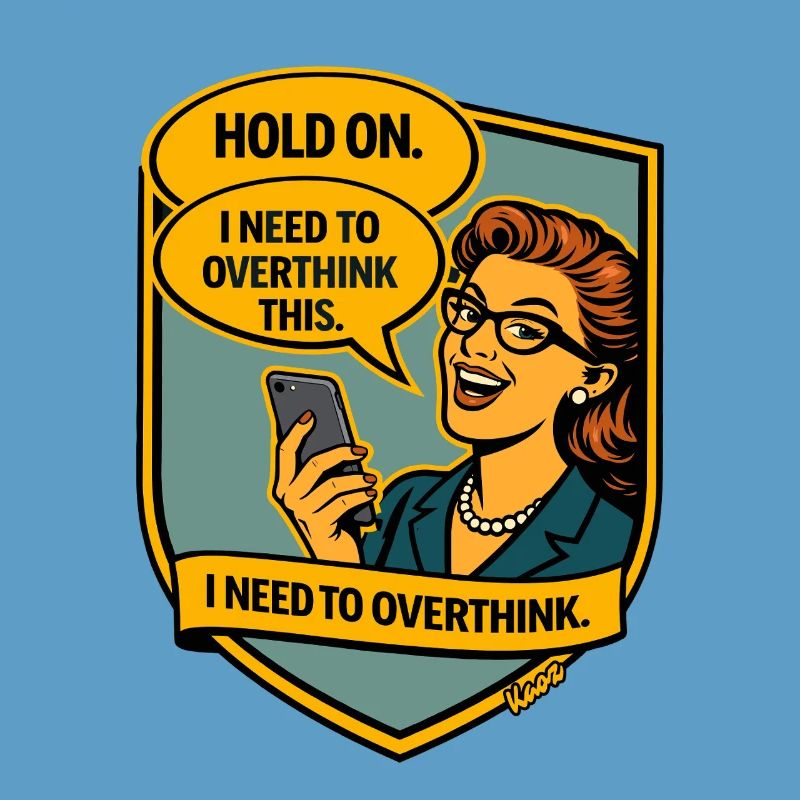 Stop – Repense Overthinker Comic