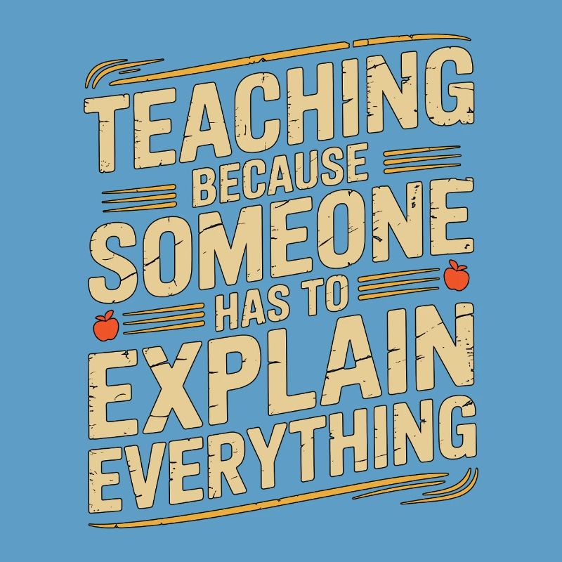 Elementary Teacher Teaching Because School Tutor