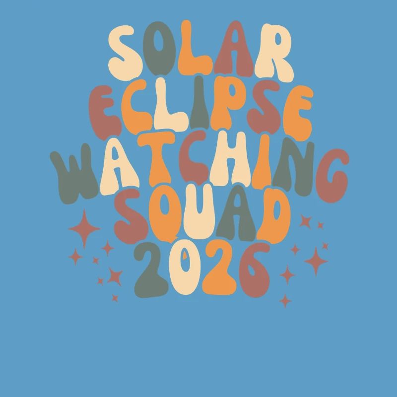 Total Solar Eclipse Iceland 2026 Reykjavik Vintage