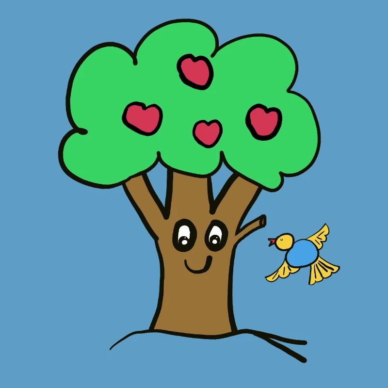 Apple Tree Tree Nature Bird