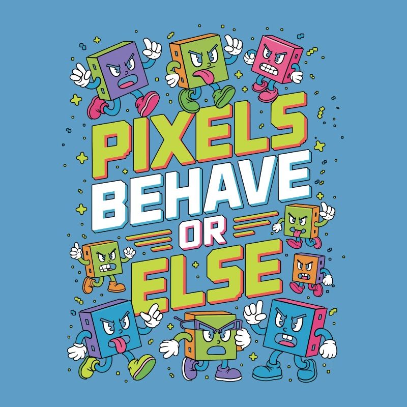 Les pixels du designer d’impression se comportent correctement, sinon le design visuel