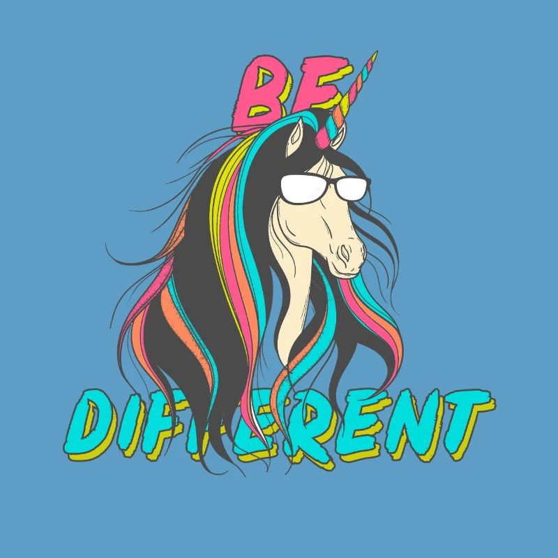 Be Different Nerd Einhorn Party