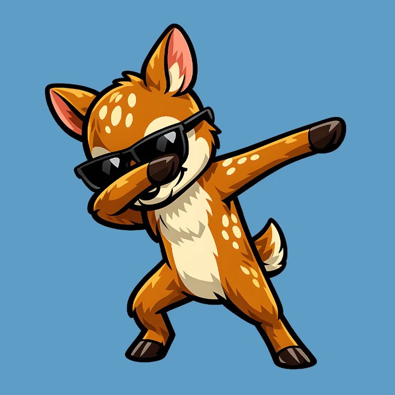 Dabbing Rehkitz