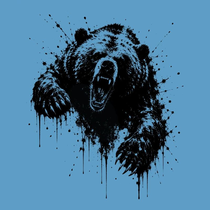 Dark Bear Spritz Graffiti