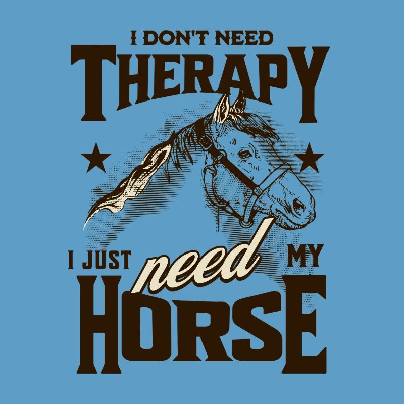Pferdetherapie-Humor