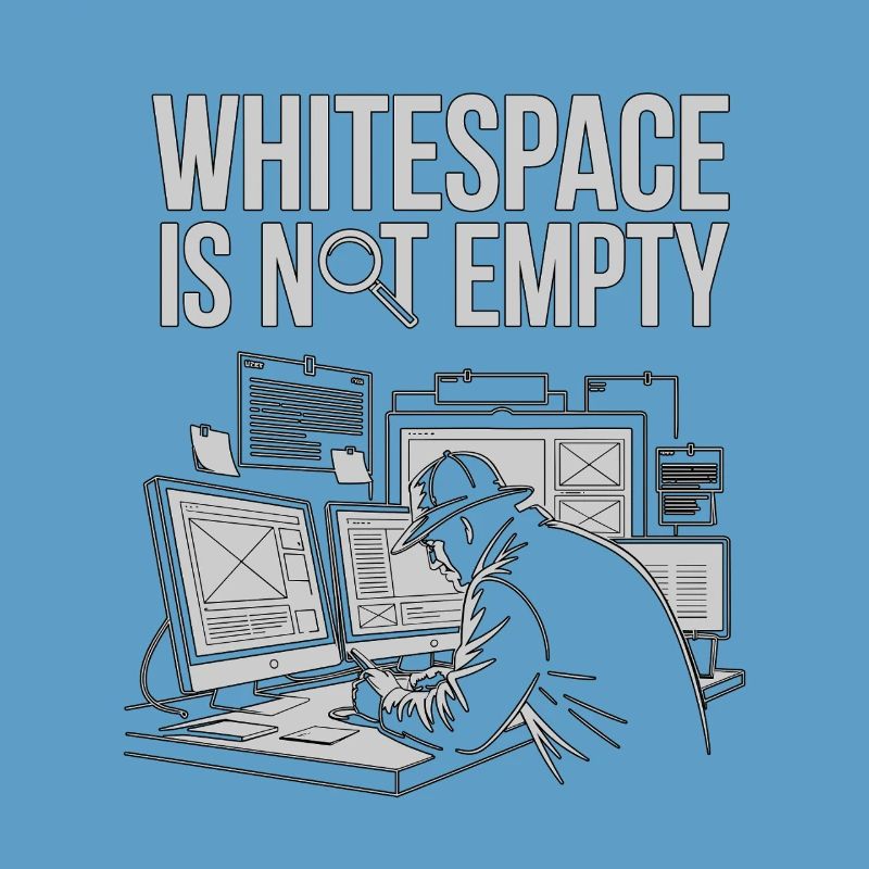 L’espace blanc pour les designers UX/UI n’est pas un design web vide