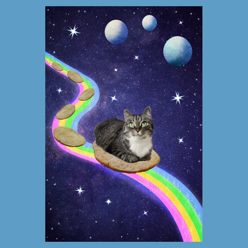 Mignon chat de l’espace