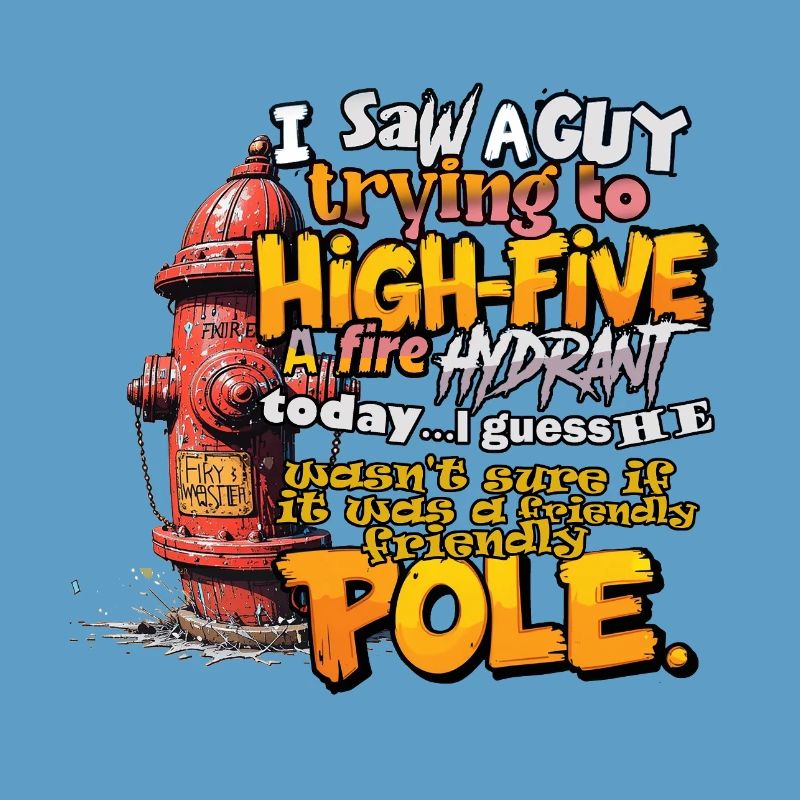 High Five an einem Hydranten