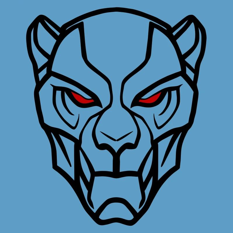 Vector Lion Head Design