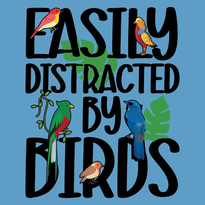 Facilement distrait par les oiseaux