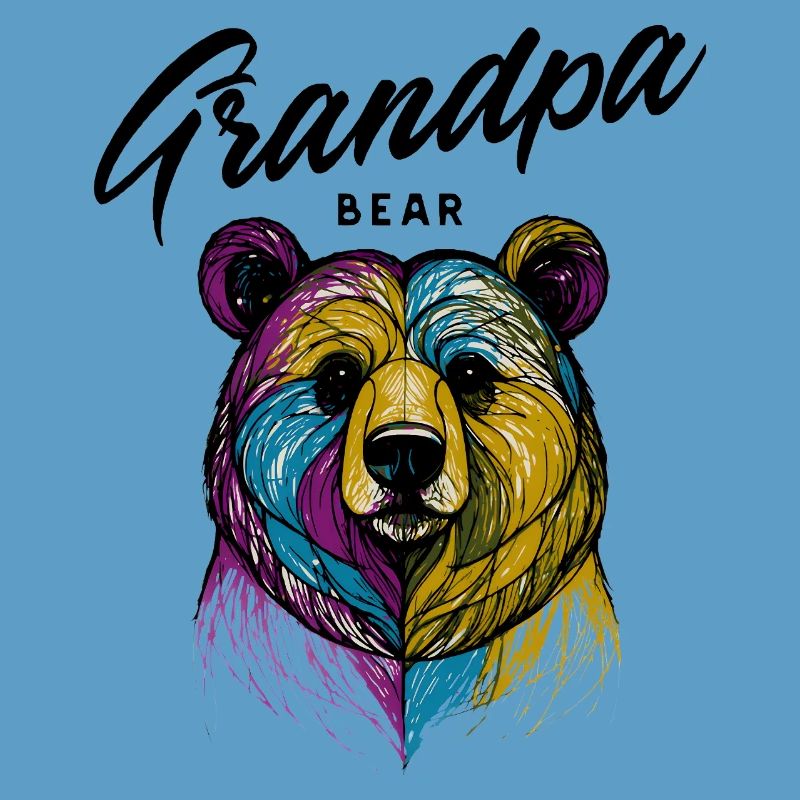 Rainbow Bear Split Opa Bär