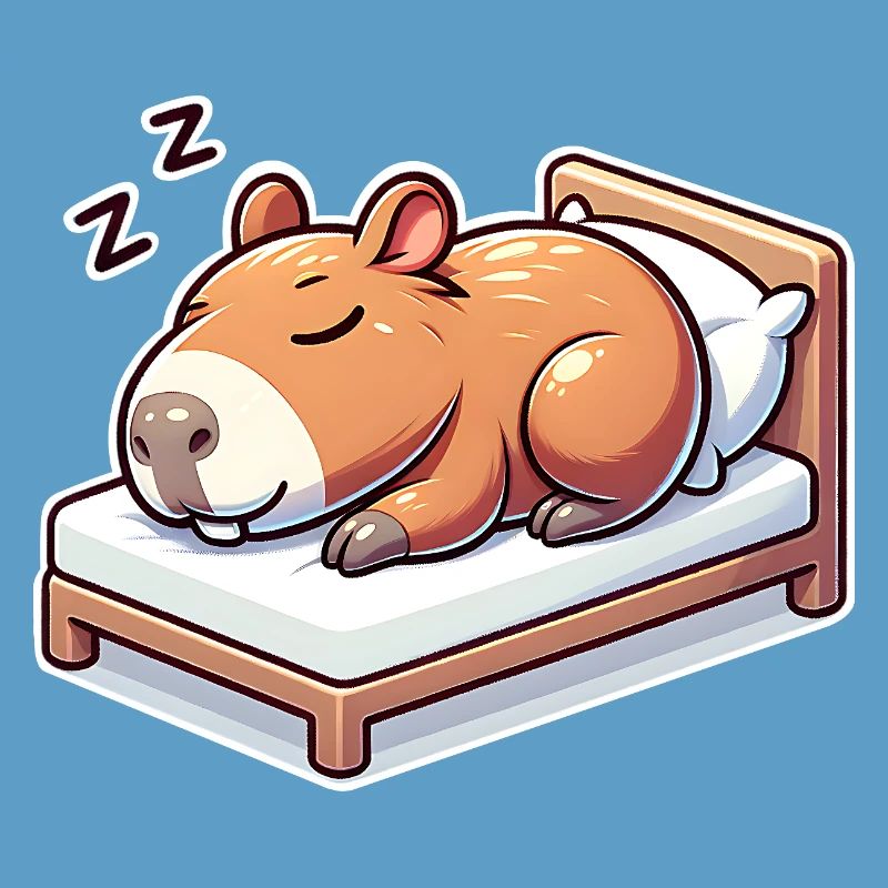 Sleeping Capybara