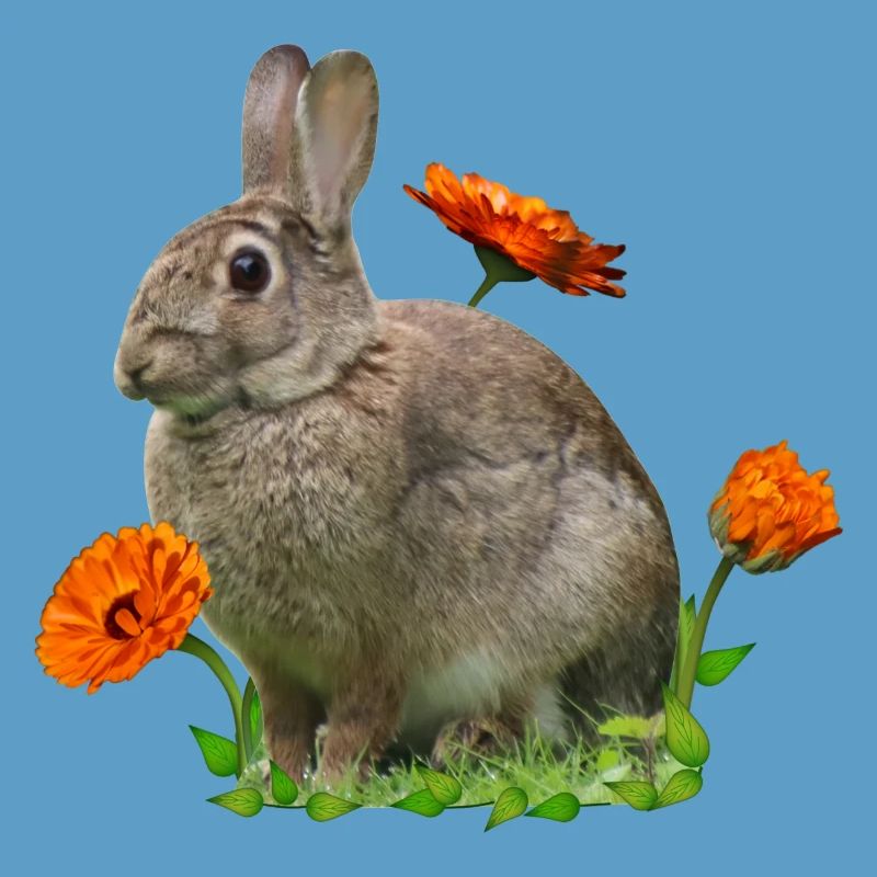 Rabbit Easter Calendula