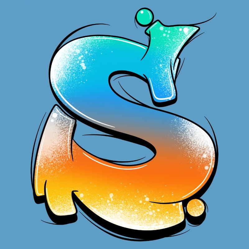 S-Gradient Neon Splashes