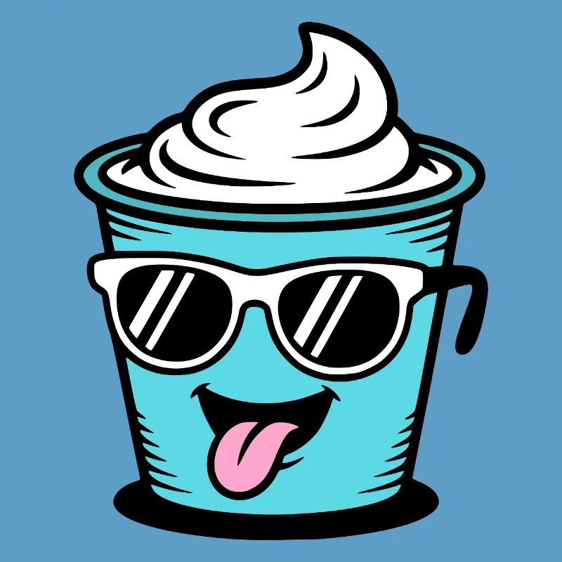 Becher Crème Frech Joghurt Rahm Sahne Eis Pudding