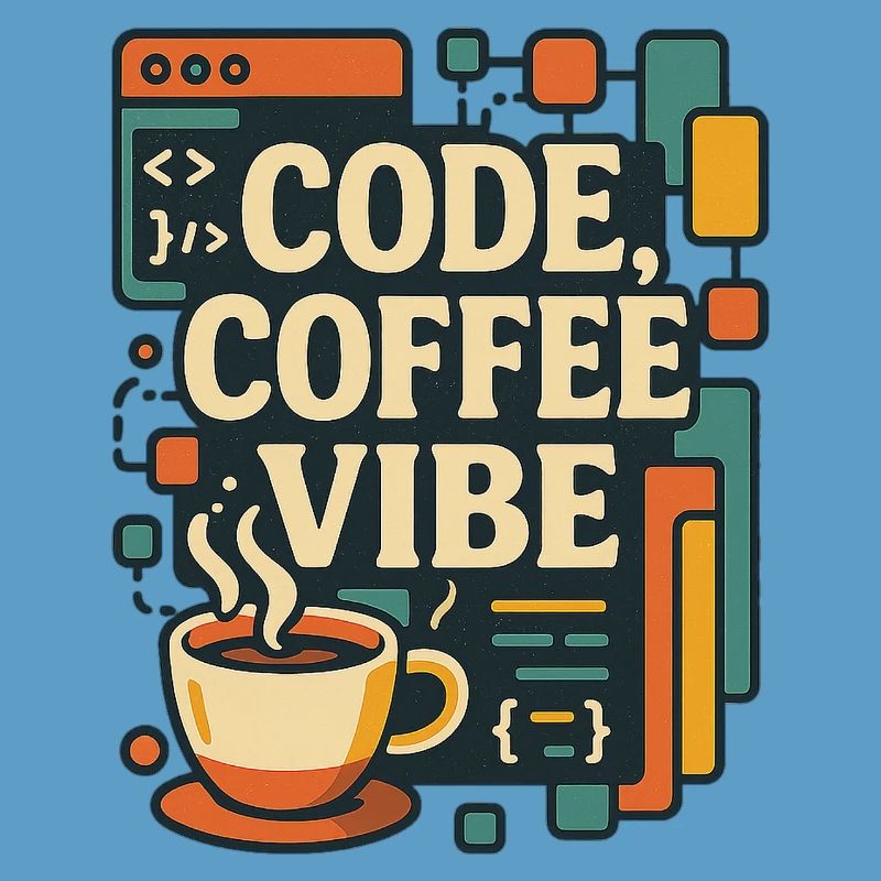 Code Coffee Vibe – T-shirt Programmeur drôle