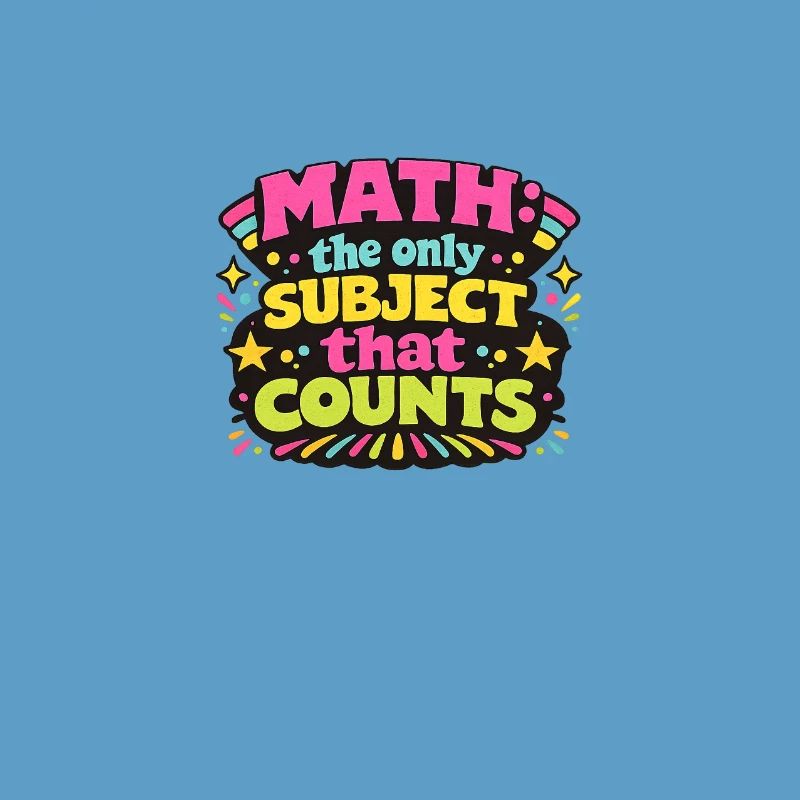 Math Counts : un design rétro vibrant