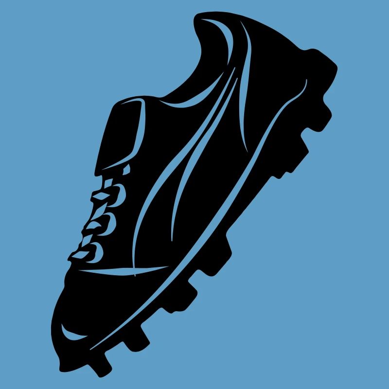 Fußballschuh transparente Schattenfigur