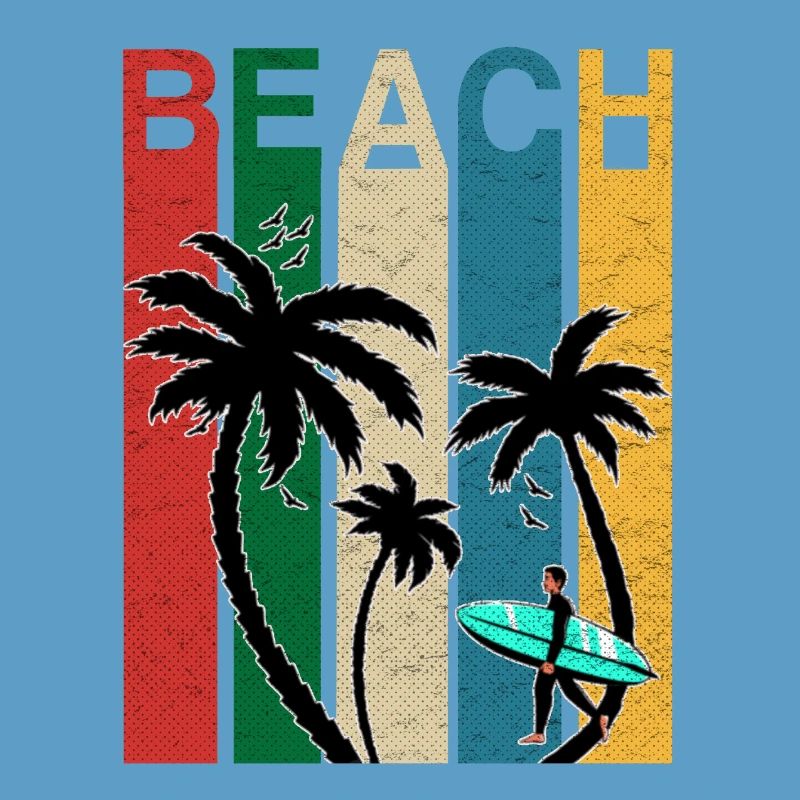 Colored Beach Fun