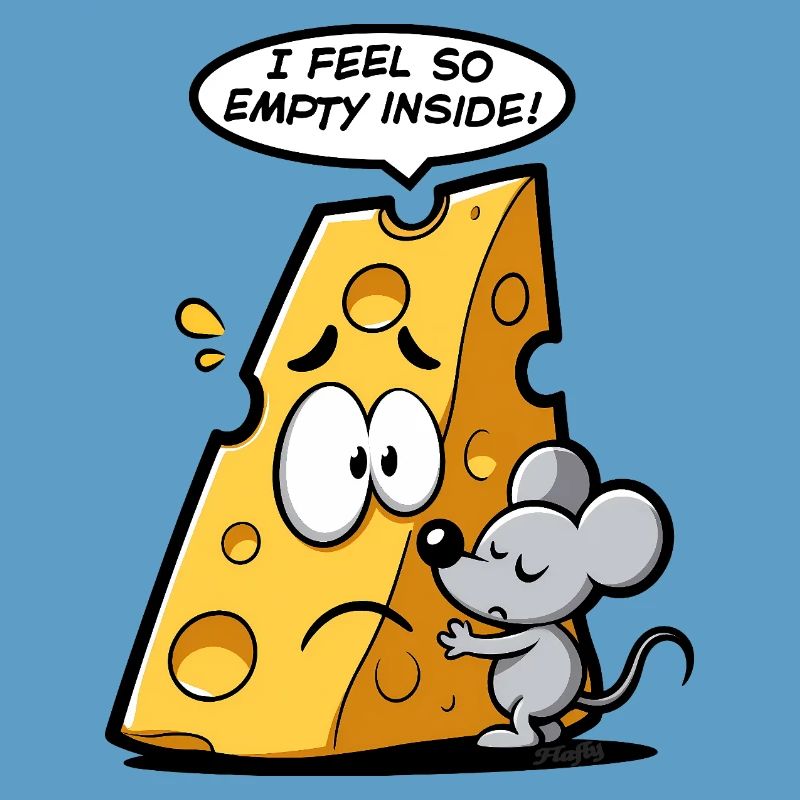 Cheese in existential crisis 🧀🐭