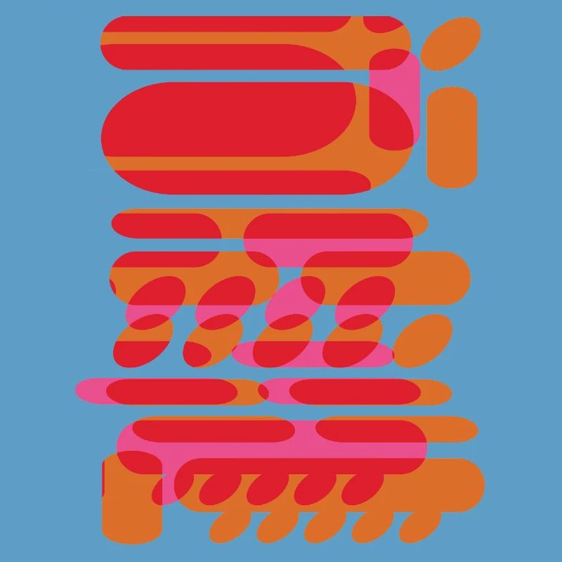 Formes graphiques abstraites dans le design techno