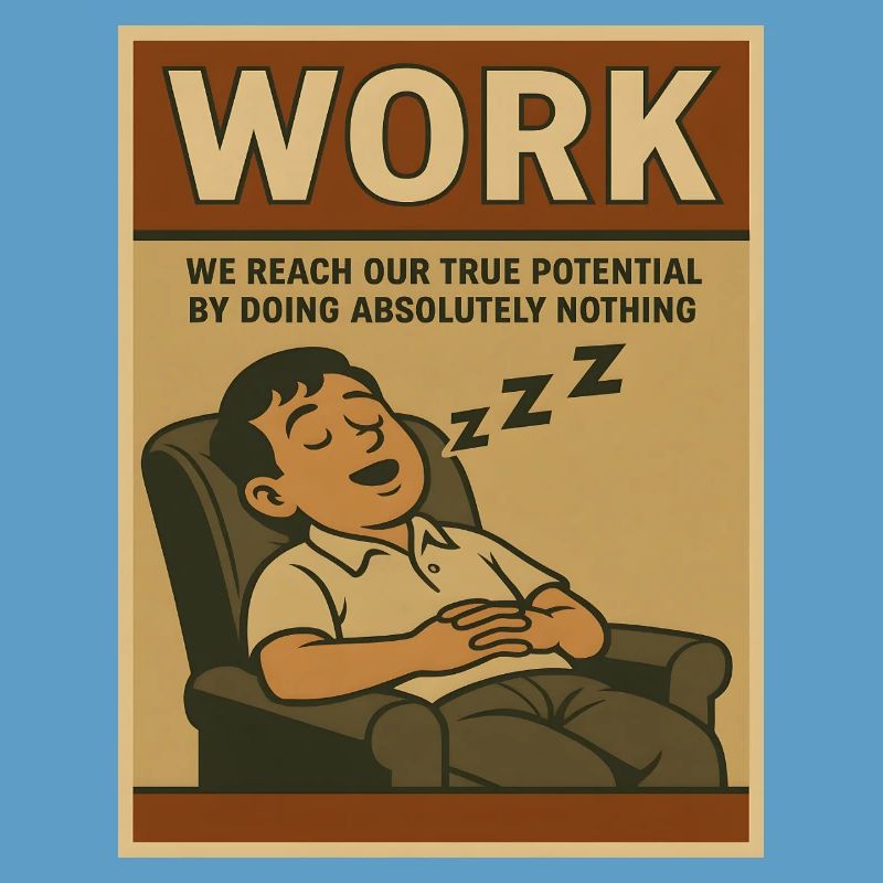 Doing nothing at work, true potential