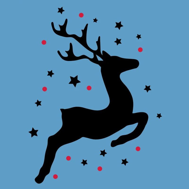 leaping reindeer