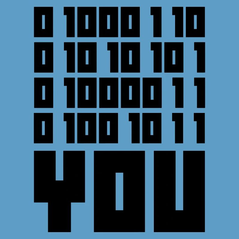 Binärcode F**k YOU – Geek Code & Nerd Humor