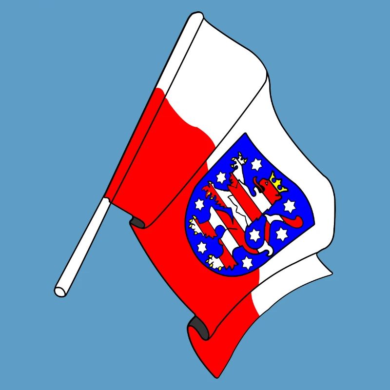 Drapeau de la Thuringe